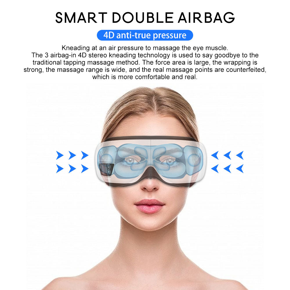 Oogmassager 6D Smart Airbag